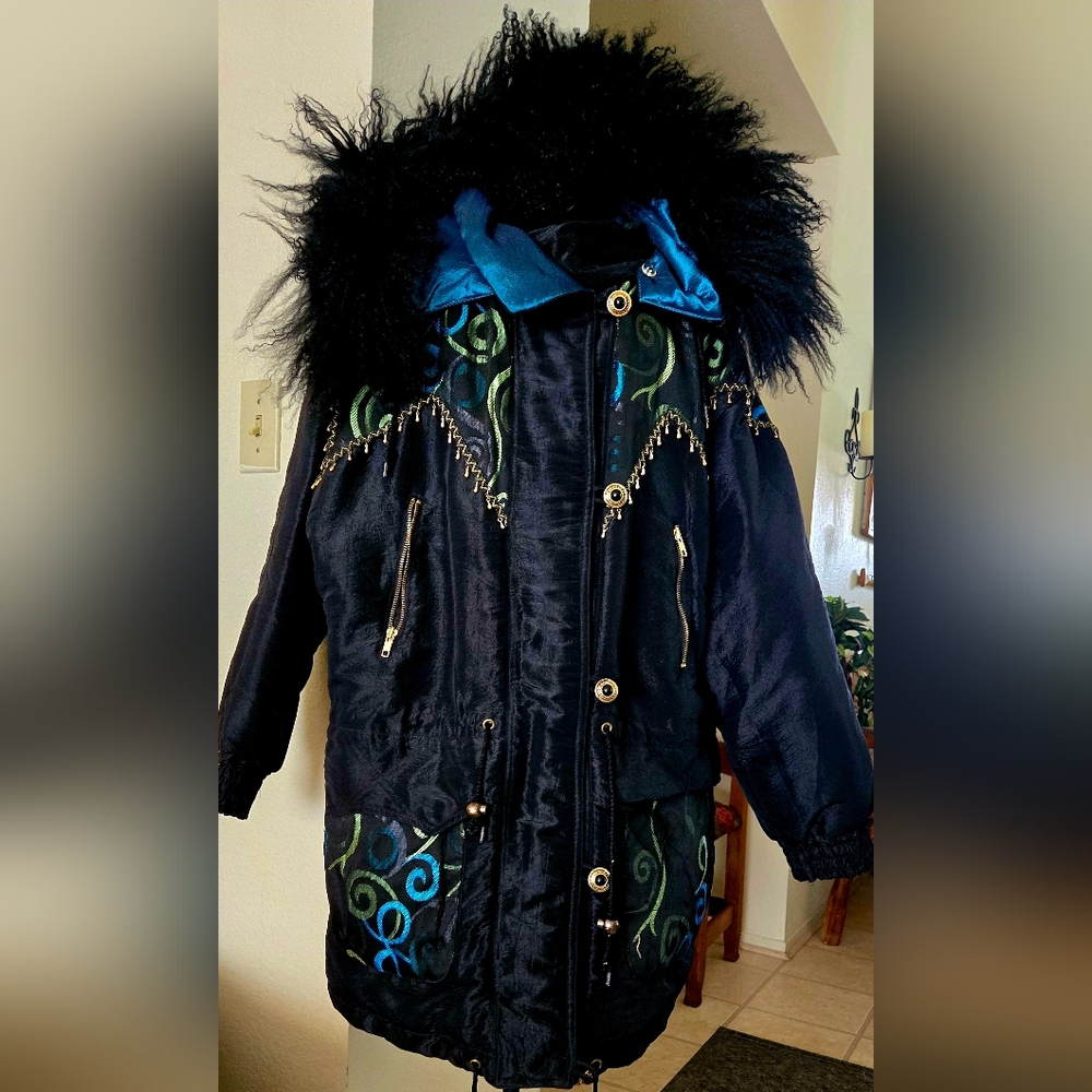Ski/winter Jacket/hooded Sz 8
